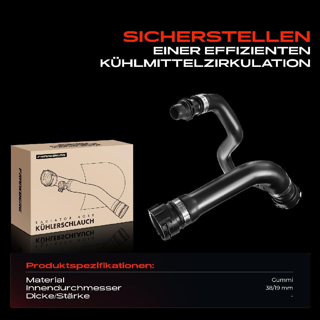 1x Kühlerschlauch Kühlwasserschlauch für BMW X5 E70 3.0L 2006-2008