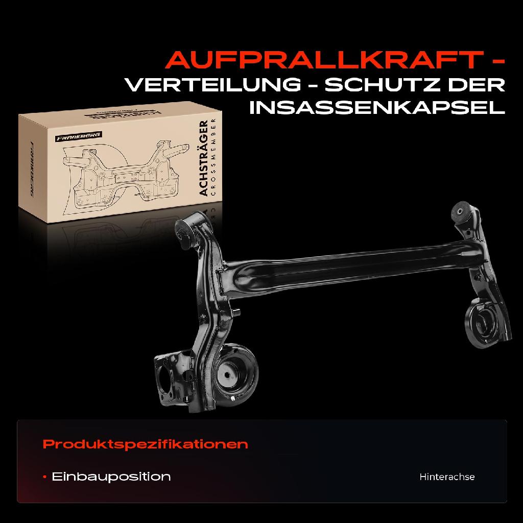 1x Achskörper Achsträger Motorträger Hinterachse für Hyundai i10 PA 1.0L 1.1L 1.2L 2007-2013