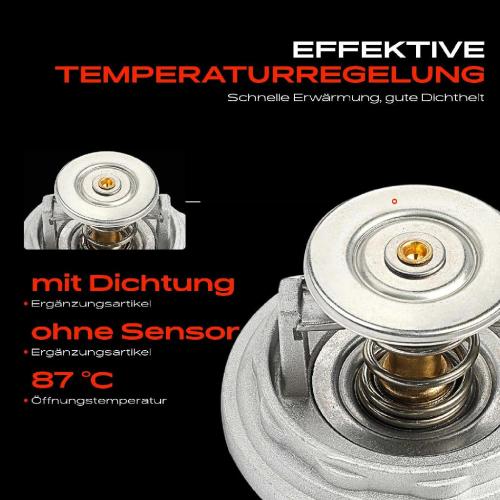 Frankberg 1x Thermostat Kühlmittel für Mercedes-Benz C-Klasse CLK W202 S202 C209 Bild Frankberg 1x Thermostat Kühlmittel für Mercedes-Benz C-Klasse CLK W202 S202 C209