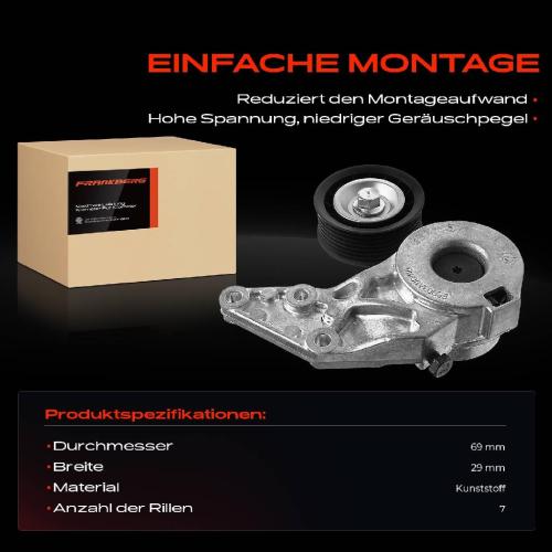 1x Spannrolle Riemenspanner für VW Golf IV Bora Transporter V Audi TT Seat Ford Bild 1x Spannrolle Riemenspanner für VW Golf IV Bora Transporter V Audi TT Seat Ford