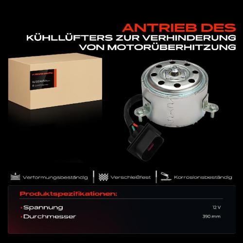 1x Lüfter Kühlerlüfter Motorkühlung Elektromotor für VW Polo 9N Skoda Fabia Ibiza Bild 1x Lüfter Kühlerlüfter Motorkühlung Elektromotor für VW Polo 9N Skoda Fabia Ibiza