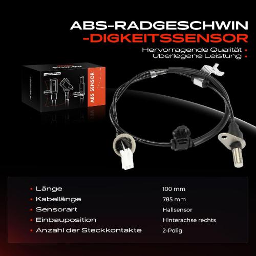 Frankberg 1x ABS Sensor Hinterachse rechts f r Mazda MX-5 III NC 1.8L 2.0L 2005-2014 Bild Frankberg 1x ABS Sensor Hinterachse rechts f r Mazda MX-5 III NC 1.8L 2.0L 2005-2014