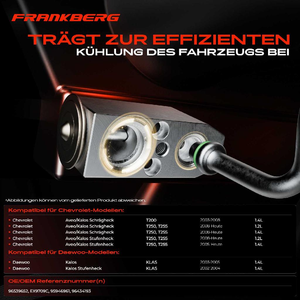 1x Expansionsventil Klimaanlage für Chevrolet Aveo/Kalos T200 T250 T255 1.2L 1.4L