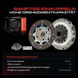 1x Kupplungssatz für Alfa Romeo 147 Fiat Brava Bravo I Doblo Cargo MPV Kasten/MPV Pritsche/Fahrgestell