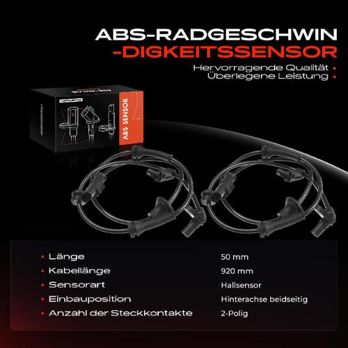 Frankberg 2x ABS Sensor Hinterachse beidseitig für Citroën C1 II Peugeot 107 108 Toyota Aygo 1.0L 1.4L 1.2L Bj ab 2005 Bild Frankberg 2x ABS Sensor Hinterachse beidseitig für Citroën C1 II Peugeot 107 108 Toyota Aygo 1.0L 1.4L 1.2L Bj ab 2005
