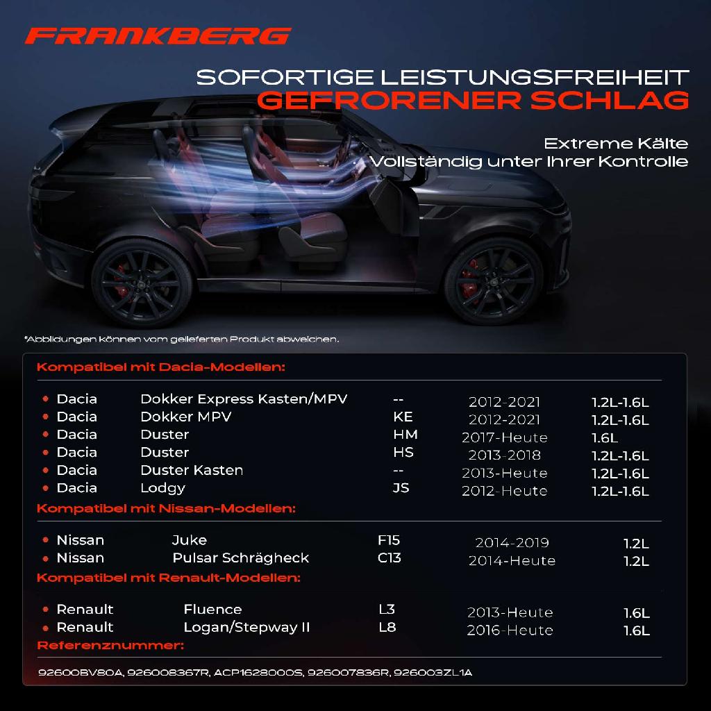 1x Klimakompressor für Renault Fluence Dacia Duster Lodgy Nissan Juke 1.2L 1.6L