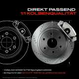 1x Bremssattel Hinterachse Rechts für Mercedes-Benz W202 S202 C208 W210 R170