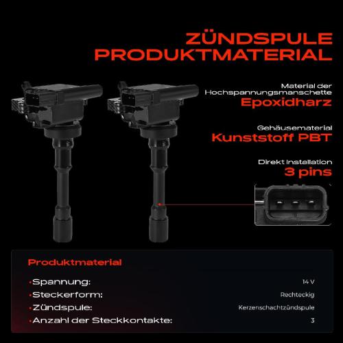 2x Zündspule Zündkerze für Mitsubishi Colt V Lancer VII Station Wagon Space Star Großraumlimousine Bild 2x Zündspule Zündkerze für Mitsubishi Colt V Lancer VII Station Wagon Space Star Großraumlimousine
