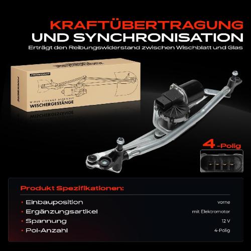 Frankberg 1x Wischerarm Scheibenwischer Vorne für Fiat Fiorino Kasten/MPV Qubo 225 Bild Frankberg 1x Wischerarm Scheibenwischer Vorne für Fiat Fiorino Kasten/MPV Qubo 225