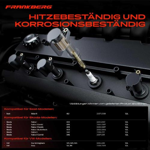 Frankberg 3x Zündmodul Zündspule für VW Fox Schrägheck Polo Seat Ibiza III Skoda Fabia I Combi Praktik Stufenheck II Bild Frankberg 3x Zündmodul Zündspule für VW Fox Schrägheck Polo Seat Ibiza III Skoda Fabia I Combi Praktik Stufenheck II