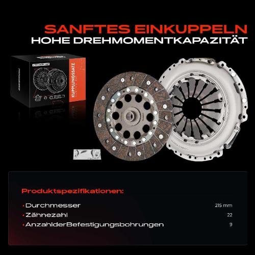 1x Kupplungssatz für Alfa Romeo Mito Fiat Fiorino MPV Kasten/MPV Grande Punto Van Linea Evo Kasten/Schrägheck Bild 1x Kupplungssatz für Alfa Romeo Mito Fiat Fiorino MPV Kasten/MPV Grande Punto Van Linea Evo Kasten/Schrägheck