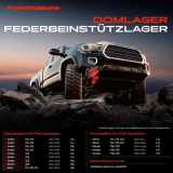 1x Domlager Federbeinstütz lager für Fiat Doblo Palio Siena Strada Bj ab 1996