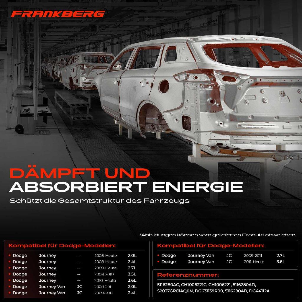 1x Stossfänger Stoßstangenträger für Dodge Journey Van JC Bj ab 2008