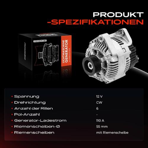 1x Lichtmaschine Generator für Renault Laguna I Volvo S40 I Toyota Mitsubishi Bild 1x Lichtmaschine Generator für Renault Laguna I Volvo S40 I Toyota Mitsubishi