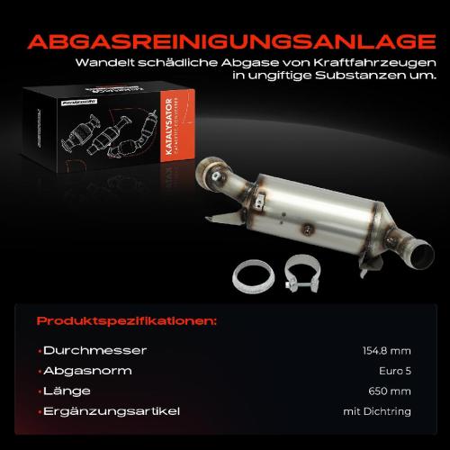 Frankberg 1x Partikelfilter für Mercedes W204 C218 X218 W212 A207 C207 S212 2.1L Bild Frankberg 1x Partikelfilter für Mercedes W204 C218 X218 W212 A207 C207 S212 2.1L