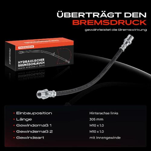 1x Bremsschlauch Bremsschläuche Hinterachse Links für Toyota Land Cruiser 200 J2 4.5L Bild 1x Bremsschlauch Bremsschläuche Hinterachse Links für Toyota Land Cruiser 200 J2 4.5L