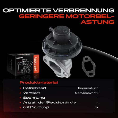 Frankberg 1x AGR-Ventil Abgasrückführungsventil für VW Caddy III MPV III Kasten/MPV Golf V Bild Frankberg 1x AGR-Ventil Abgasrückführungsventil für VW Caddy III MPV III Kasten/MPV Golf V