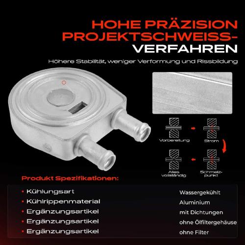 1x Ölkühler Motoröl für Renault 19 II Clio I Megane I BA0/1 Megane Scenic JA0/1 Bild 1x Ölkühler Motoröl für Renault 19 II Clio I Megane I BA0/1 Megane Scenic JA0/1