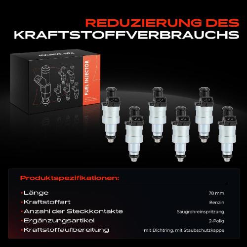 6x Einspritzventil Einspritzdüse für BMW 3er E30 325e 2.7L 1985-1987 Bild 6x Einspritzventil Einspritzdüse für BMW 3er E30 325e 2.7L 1985-1987