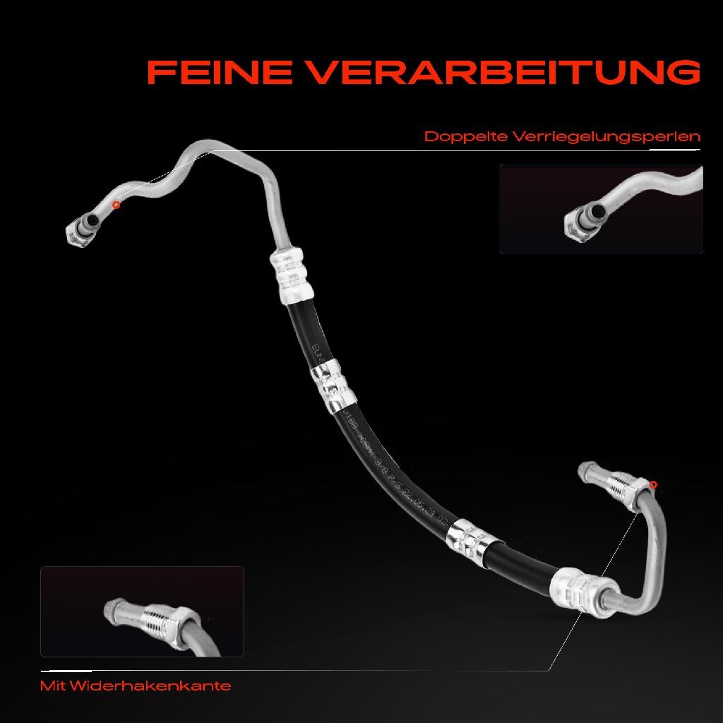 1x Servolenkung Schlauch für Opel Astra G CC Caravan Zafira A 1.6L-2.0L 1998-2005