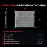 1x Kühler Wasserkühler Motorkühler für Mercedes GLE V167 C167 X167