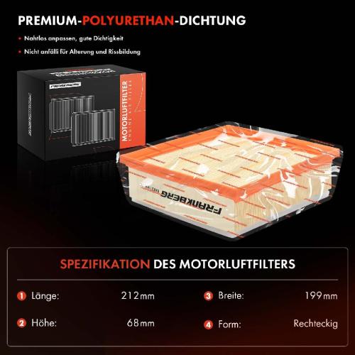 2x Luftfilter Filtereinsatz für Alfa Romeo Mito 955 Fiat Doblo Cargo 263 Punto Bild 2x Luftfilter Filtereinsatz für Alfa Romeo Mito 955 Fiat Doblo Cargo 263 Punto