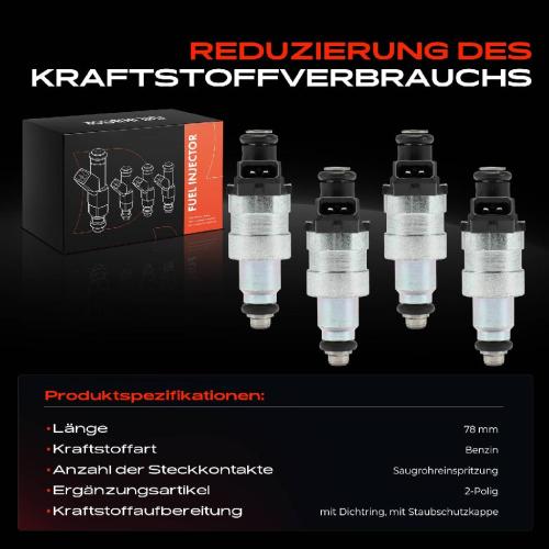 4x Einspritzventil Einspritzdüse für Porsche 944 BMW 3er E30 E23 E24 E28 2.0L-3.4L Bild 4x Einspritzventil Einspritzdüse für Porsche 944 BMW 3er E30 E23 E24 E28 2.0L-3.4L