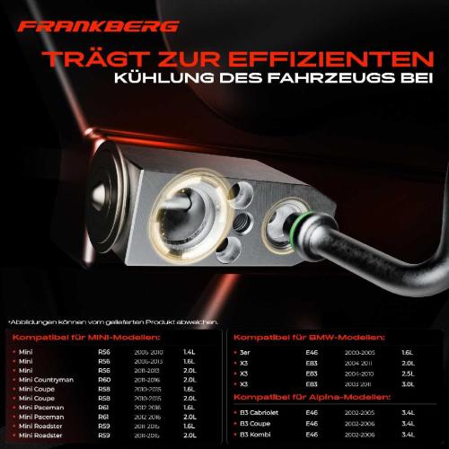 1x Expansionsventil Klimaanlage für BMW 3er E46 X3 E83 MINI R55 R56 R57 R60 R61 R59 Bild 1x Expansionsventil Klimaanlage für BMW 3er E46 X3 E83 MINI R55 R56 R57 R60 R61 R59