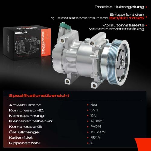 Frankberg 1x Klimakompressor für Renault Clio III BR0/1 CR0/1 Mercedes-Benz Citan W415 Nissan Micra Bild Frankberg 1x Klimakompressor für Renault Clio III BR0/1 CR0/1 Mercedes-Benz Citan W415 Nissan Micra