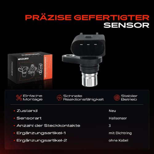 1x Nockenwellenposition Sensor für VW Golf III IV Passat Transporter IV V Bora Audi A3 A8 TT Bild 1x Nockenwellenposition Sensor für VW Golf III IV Passat Transporter IV V Bora Audi A3 A8 TT