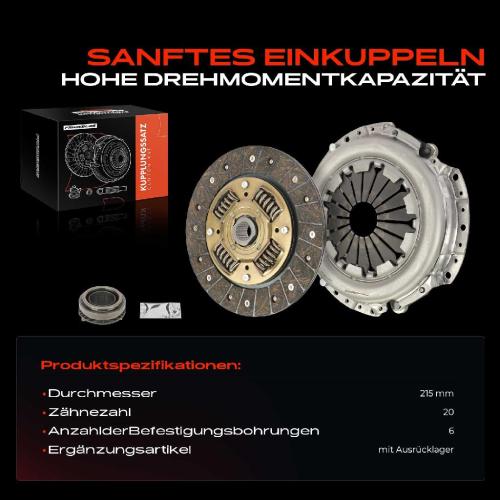 Frankberg 1x Kupplungssatz für Hyundai Accent II Stufenheck Coupe Elantra Getz Matrix 1.5L 2.0L 1.8L Bild Frankberg 1x Kupplungssatz für Hyundai Accent II Stufenheck Coupe Elantra Getz Matrix 1.5L 2.0L 1.8L