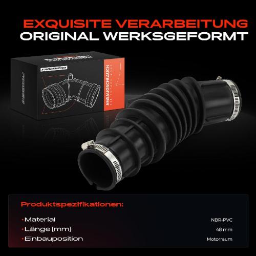 1x Ansaugschlauch, Luftfilter für Opel Vectra A CC J89 1.6L 1.8L 1988-1995 Bild 1x Ansaugschlauch, Luftfilter für Opel Vectra A CC J89 1.6L 1.8L 1988-1995