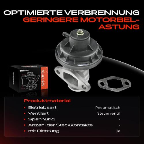 Frankberg 1x AGR-Ventil Abgasrückführungsventil für VW Golf Polo Seat Arosa Cordoba Vario Ibiza II III Inca Leon Skoda Bild Frankberg 1x AGR-Ventil Abgasrückführungsventil für VW Golf Polo Seat Arosa Cordoba Vario Ibiza II III Inca Leon Skoda