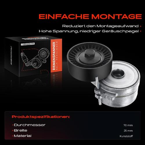 1x Spannrolle Riemenspanner für Citroën Berlingo C5 I II Jumper Jumpy Xantia Xsara Bild 1x Spannrolle Riemenspanner für Citroën Berlingo C5 I II Jumper Jumpy Xantia Xsara