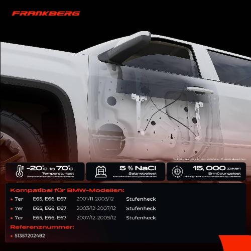 1x Fensterheber Hinten Rechts für BMW 7er E65 E66 E67 Limousine 01-09 Bild 1x Fensterheber Hinten Rechts für BMW 7er E65 E66 E67 Limousine 01-09