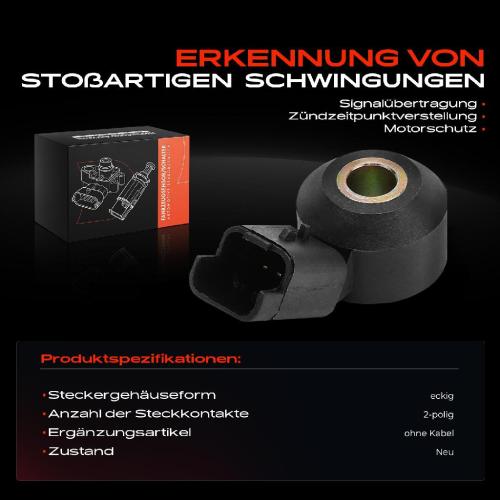Frankberg 1x Klopfsensor Klopfgeber für Citroën Berlingo C3 C4 C5 DS Xsara Peugeot 208 307 Bild Frankberg 1x Klopfsensor Klopfgeber für Citroën Berlingo C3 C4 C5 DS Xsara Peugeot 208 307