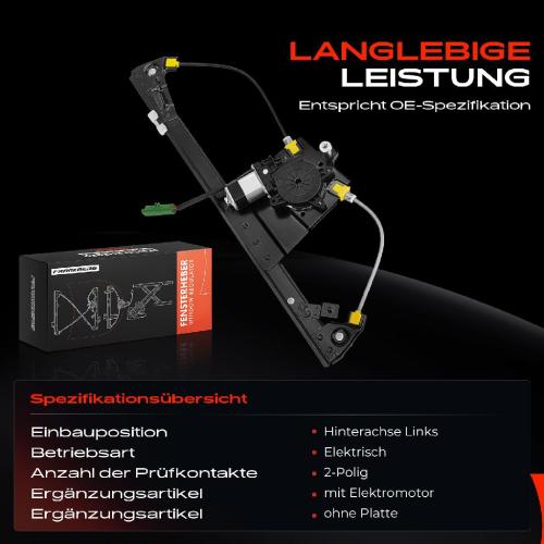 1x Fensterheber Hinten Links für Dacia Duster HM SUV ab 2017 Bild 1x Fensterheber Hinten Links für Dacia Duster HM SUV ab 2017