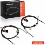 2x Seilzug Feststellbremse Hinterachse beidseitig für Citroen C-Crosser Mitsubishi Peugeot
