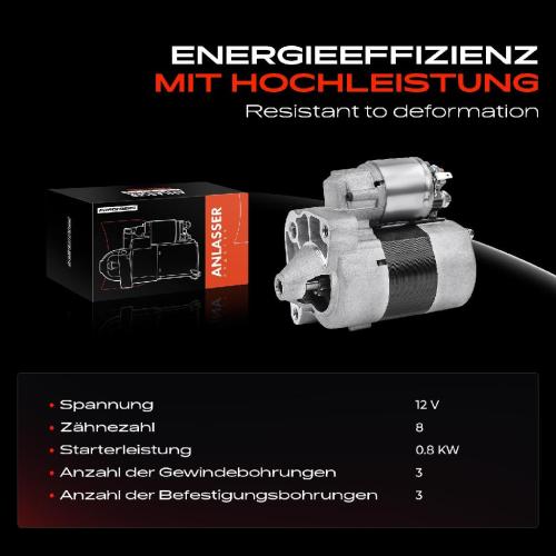 Frankberg 1x Anlasser Starter für Dacia Logan MCV Renault Clio II Kangoo Express Megane I Grandtour Klasseic Thalia Bild Frankberg 1x Anlasser Starter für Dacia Logan MCV Renault Clio II Kangoo Express Megane I Grandtour Klasseic Thalia