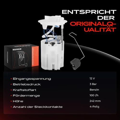 1x Kraftstoffpumpe für Smart Fortwo Cabrio 451 Fortwo Coupe 1.0L Bj ab 2007 Bild 1x Kraftstoffpumpe für Smart Fortwo Cabrio 451 Fortwo Coupe 1.0L Bj ab 2007