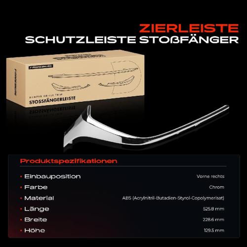 1x Zierleiste Schutzleiste Stoßfänger Vorne rechts für Mazda CX-3 DK 1.5L Bj ab 2015 Bild 1x Zierleiste Schutzleiste Stoßfänger Vorne rechts für Mazda CX-3 DK 1.5L Bj ab 2015