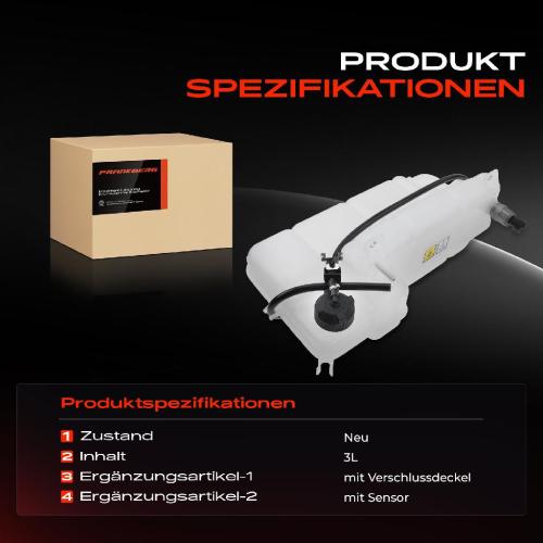 Frankberg 1x Ausgleichsbehälter Kühlmittelbehälter für Iveco Daily IV Bus Kasten Pritsche/Fahrgestell 2006-2012 Bild Frankberg 1x Ausgleichsbehälter Kühlmittelbehälter für Iveco Daily IV Bus Kasten Pritsche/Fahrgestell 2006-2012