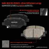 4x Bremsbeläge Vorderachse für Opel Insignia B Country Tourer Grand Sport 1.5L 1.6L 2017-2025