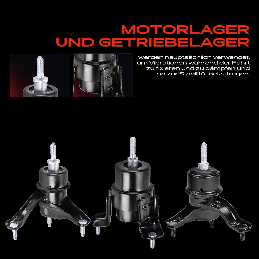 2x Motorlager Getriebelagerlager Vorne für Toyota Camry Stufenheck V3