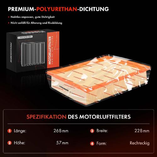 1x Luftfilter Filtereinsatz für Seat Ibiza IV Skoda Fabia III Rapid VW Polo 6C1 6R1 Diesel Bild 1x Luftfilter Filtereinsatz für Seat Ibiza IV Skoda Fabia III Rapid VW Polo 6C1 6R1 Diesel