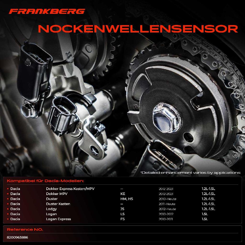 1x Nockenwellenposition Sensor für Dacia Dokker Duster Lodgy Sandero Renault 0.9L 1.2L 1.5L