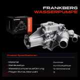 1x Wasserpumpe Kühlwasserpumpe für Ssangyong Actyon Sports Kyron 2.0L Rexton/Rexton II Rodius 2.7L