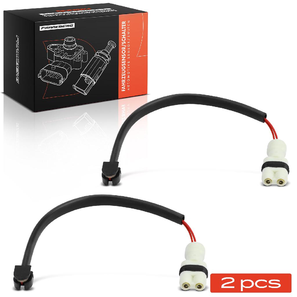2x Warnkontakt Bremsbelagverschleiß Vorderachse für Porsche 928 4.7L 5.0L 1983-1991