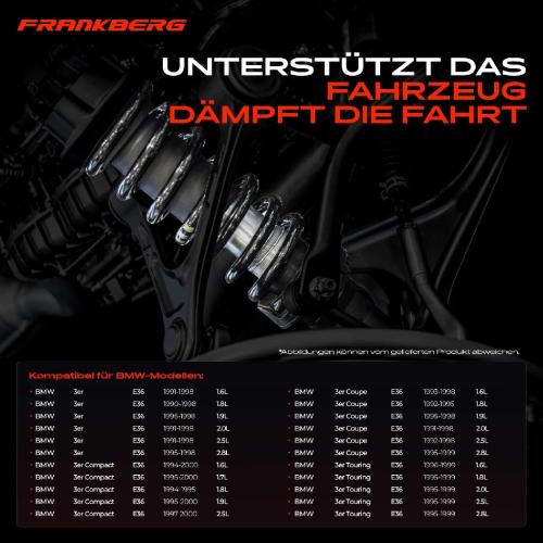 2x Fahrwerksfeder Hinterachse für BMW 3er E36 Compact Coupe Touring 1990-2000 Bild 2x Fahrwerksfeder Hinterachse für BMW 3er E36 Compact Coupe Touring 1990-2000