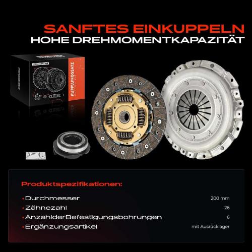 1x Kupplungssatz für Renault Megane I Cabriolet Coach Grandtour Klasseic Scenic Scénic MPV 1.6L Bild 1x Kupplungssatz für Renault Megane I Cabriolet Coach Grandtour Klasseic Scenic Scénic MPV 1.6L